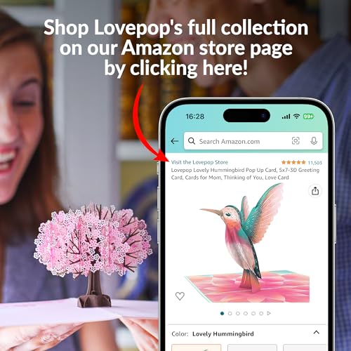 Lovepop Everyday Suncatcher Card for Her and Him - 3D Greeting Cards for Boys, Girls, Men, Women - Joy Takes Flight Butterfly - 5" x 7" Card - Blank Notecard & Envelope Included - color: Joy Takes Flight Butterfly Suncatcher Card