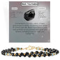 Farfume Beaded Bracelets for Women, Chakra Crystal 4mm Beads Gemstone Natural Stone Bead Spiritual Jewelry Gifts for Women - color: Black Tourmaline-Safety & Shielding
