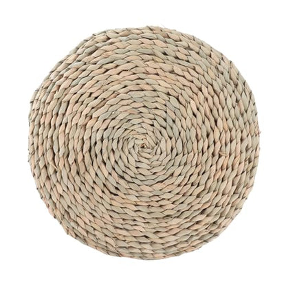Meditation Cushions Yoga Cushion Meditation florensi Meditation Cushion Round Straw Cushion Yoga Meditation Cushion Silk Padding Floor Mat (Khaki1)