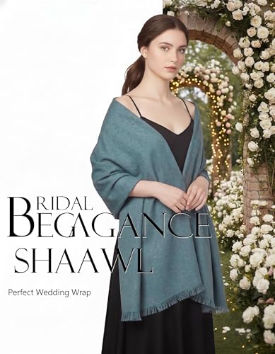 Shawl Wraps for Women Pashmina Shawls and Wraps for Evening Dresses Large Soft Scarf Winter Scarf Wedding Shawl… - color: Blue