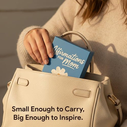 Affirmations for Mom – gifts mom, mom gifts, Inspirational & Positive Cards for Mothers, Daily Motivation, Self-Care & Encouragement, Thoughtful Birthday or Mother’s Day Gift from Son or Daughter, Affirmations for a badass,Badass Affirmation Cards