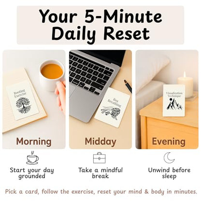 Somatic Therapy Cards with Exercises to Reset Your Nervous System, Relieve Anxiety, Soothe Stress, and Reconnect Through Mindfulness, Breathwork, and Daily Movement