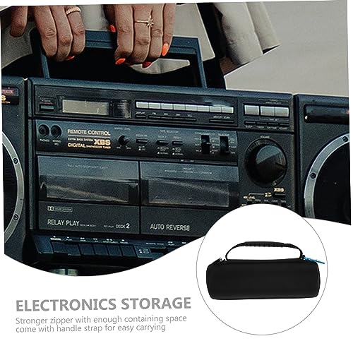 KALLORY Protective Dual-compartment Storage Bag for Case for Travel Portable Organizer Strong Zipper and Bungee Design