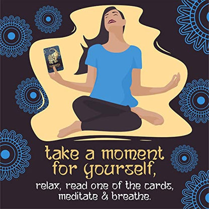 Namaste Mindfulness Cards - Stress & Anxiety Relief, Meditation Cards - Self Care Gifts for Women - MSS Inc