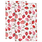Beautiful Strawberry Towels for Bath & Kitchen - Soft, Absorbent Set of 2 - 14 x 28 in - color: Beautiful Strawberries