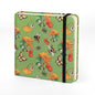 Mifuner 4.8x4.8in 80gsm Mini Notebooks Art Blank Pages Sketchbooks Travel Journal Pocket Hardcover Paint Writing Notebook Blank Diary Memo Planner Sketchbook Fabric Cover.Ginkgo Leaf - color: Cloth-Ginkgo Leaf