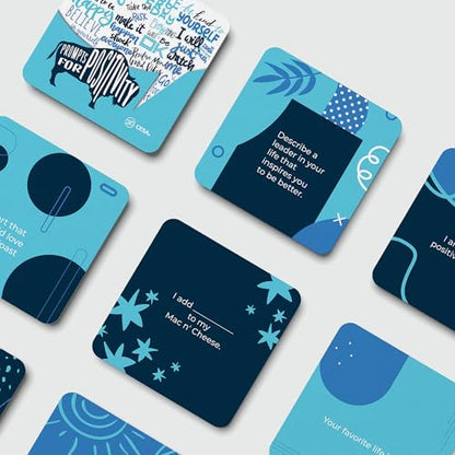 Positivity Prompt Cards – Reflection & Conversation Starters for Educators, Leaders & Teams – 54 Card Deck for Team Building, Mindfulness, & Coaching Activities