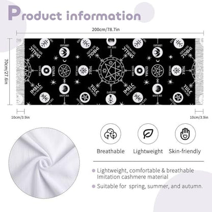 Big Oversized Long Scarves Pashmina Shawl Wrap Women gifts - color: Picture (648)