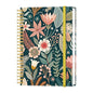 A5 Blank Notebook - 70 Sheets/140 Pages Blank Paper Notebook, 100 GSM Thick White Paper, 5.8" x 8.3" Spiral Blank Journal, Flower-B - size: 1-Pack, style: Flower-B