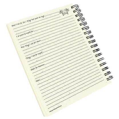 Write it Down series by Journals Unlimited, Guided Journal, Self Care, My Therapy Journal, Full-size 7.5"x9", Kraft Hard Cover, Made in USA