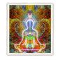 Heart Chakra Throw Blanket | Meditation Fleece Blanket | HeartSoul (Medium) - size: Medium