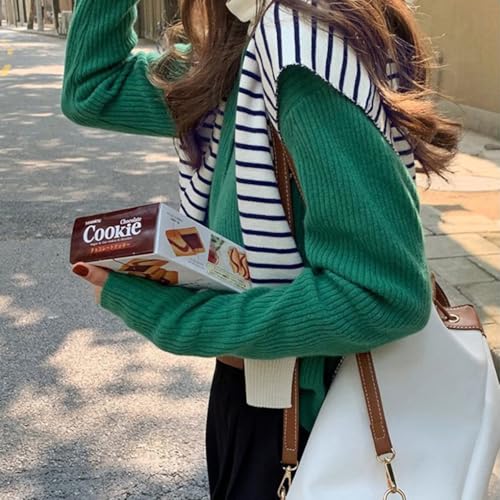 Sweater Shawl Wraps for Women Fashion Knitted Shoulder Shawls Ponchos Casual Sweaters Scarf Cape Wraps with Sleeves - color: 15 White Stripe
