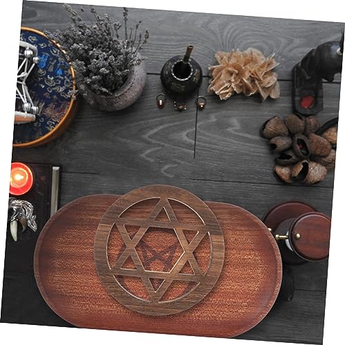 OSALADI Wooden Altar Wall Decor Ornament for Witch Rituals Rustic Home Decoration for Entryways Living Rooms and Ceremonies Versatile Altar Art