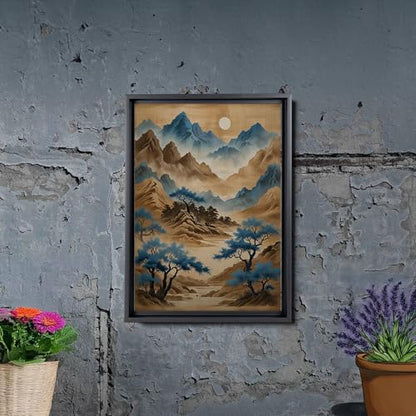 Japanese Wall Art, Minimalist Wall Art, Neutral Abstract Art, Modern Minimalist, Zen Wall Art, Zen Printed Wall Art, Japanese Art Print, Canvas Wall Art, Wall