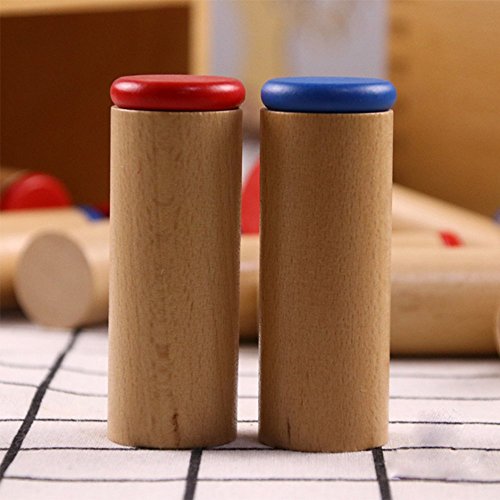 Montessori Sensorial Auditory Material - Sound Cylinders Sound Boxes Kids Educational Toys for Todder