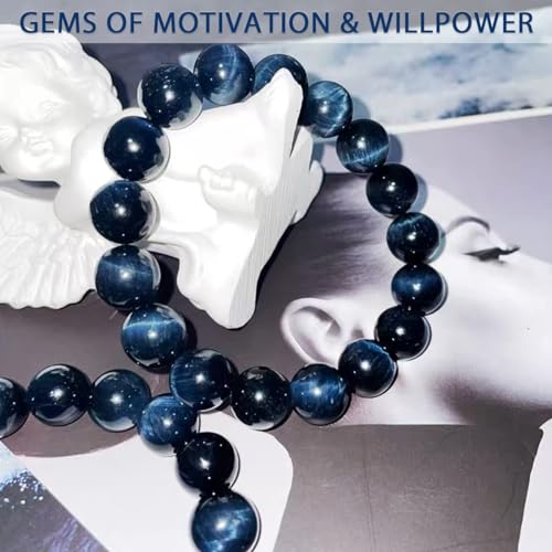 Single-pack of pure gemstone bracelets… - color: Jade-10mm-Black-Chakra