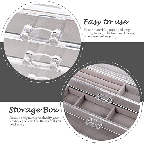 Zerodeko Decorative Desktop Storage Box Jewelry Organizer Drawer Design for Easy Access for Bedroom Dressing Table Maximize Space and Keep Your Belongings Tidy