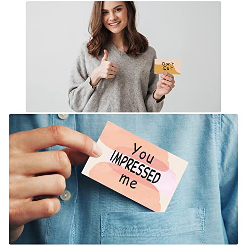 Outus 120 Pcs Motivational Encouragement Quote Cards Inspirational Kindness Appreciation Gratitude Business Encouragement Mini Note Cards, 30 Styles, 3.5 x 2 Inch(Boho Style) - style: Boho Style