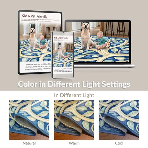 Flatwoven High Traffic Area Rug 4x6, Festive Jumbo Hook Kit Beginner Friendly Embroidery, Non Slip, Stain Resistant, Washable Area Rugs for Living Room, Bedroom (Red, 4x6) - color: Red/Pattern 1, size: 4' x 6' (Rectangular)