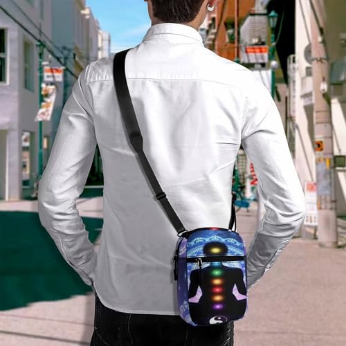 Stylish Messenger Bags Easy to Clean, Sling Backpack with Zipper, Crossbody Bag for Gym - color: Picture(345)