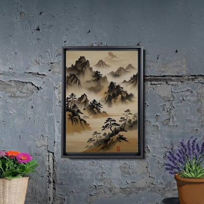 Japanese Wall Art, Minimalist Wall Art, Neutral Abstract Art, Modern Minimalist, Zen Wall Art, Zen Printed Wall Art, Japanese Art Print, Artwork Canvas Décor, Decor