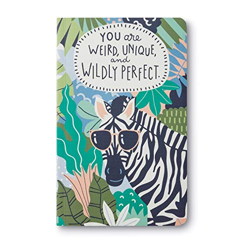 Compendium Softcover Journal - You Are Weird, Unique, and Wildly Perfect. – A Write Now Journal with 128 Lined Pages, 5″W x 8″H - color: Wildly Green
