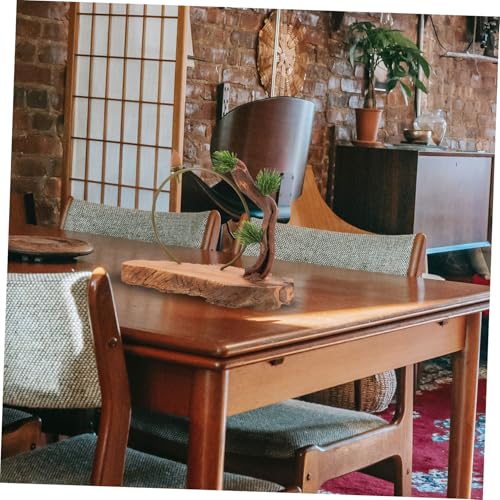 Zen Root Carving Ornament New Chinese Style Wooden Desktop Decor Natural Wood Craft Handcrafted Art Piece for Home and Office Decoration