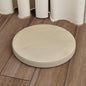 Round TPU Meditation Cushion, Floor Pillow, Breathable Mat for Yoga and Zen Practice, Firm Yet Soft Indoor Seat with Enhanced Posture Support (Khaki, 17.7" D x 2" H)