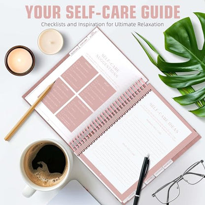 Planners with Purpose Self-Care and Gratitude Journal Bundle – Guided Daily Reflection, Manifestation, & Mindfulness Planner – 90-Day Wellness Journal for Personal Growth, Positivity, and Gratitude