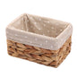 Rectangular Wicker Storage container, Organizer Box,Kingwillow, Art & Craft (Small) - color: Natural-Hyacinth