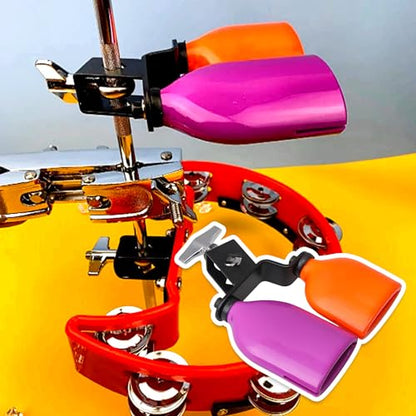 Lovermusic Plastic 10mm Diameter Musical Percussion Block Drum Set Block Drum Musical Instrument Kit