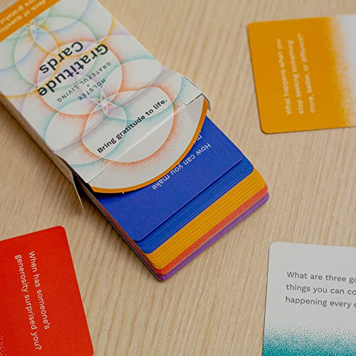 Holstee Reflection Cards, Gratitude & Affirmation Decks | 3 Sets for Meaningful Conversation, Inspiring Grateful Living