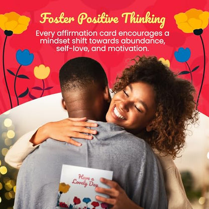 HALD Positive Affirmation Cards with Mindfulness Exercises, Inspirational Tools for Everyone, Motivational Items, Self Care Gifts for Women, Men & the Youth, 60 Transformative Affirmation Cards