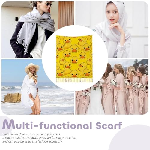 Ladies Warm Autumn Scarf Pashmina Wraps Shawl Winter Cozy - color: Picture (373)