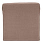 Household Square Floor Cushion for Yoga and Meditation, Removable Washable Meditation Mat Cushion - color: square linen brown