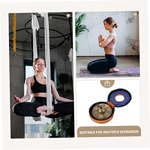 Tibetan Copper Tingsha Meditation Chime Bell Set for Yoga and Spiritual Practice Lightweight Easy to Carry for Mindfulness and Sound Therapy