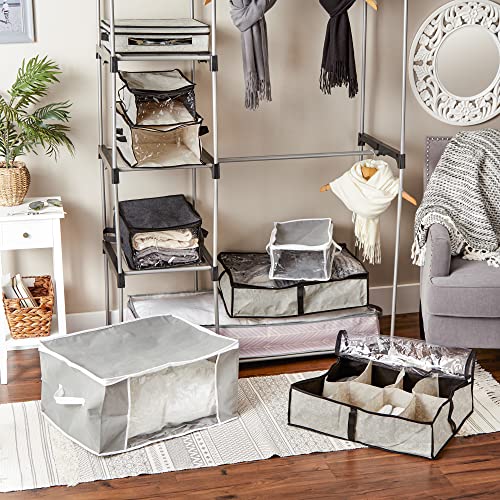 DII Breathable Closet Soft Storage Bag, Damask, Sweater Size - color: Damask, style: Sweater Size