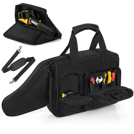 Chainsaw Carrying Case, Waterproof Foldable Chainsaw Storage Bag Compatible with EGO, Dewalt, Greenworks 8 Inch Cordless Power Chainsaw & Accessories - size: For 8 Inch