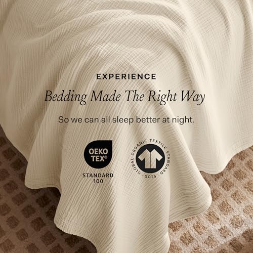 BOLL & BRANCH Dream Bed Blanket - Twin/Twin XL, Mist - Luxury 100% Organic Cotton - Soft, Lightweight and Breathable - Cloud-Like Touch - color: Mist, size: Twin/Twin XL