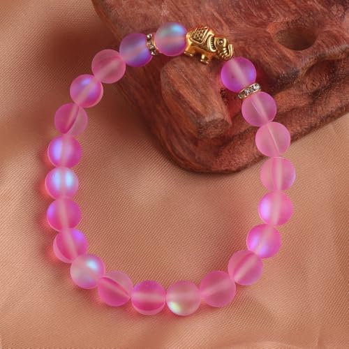KSQS Lover Couple Bracelet Yoga Balancing Reiki Healing with Elephant for Christmas Thanksgiving