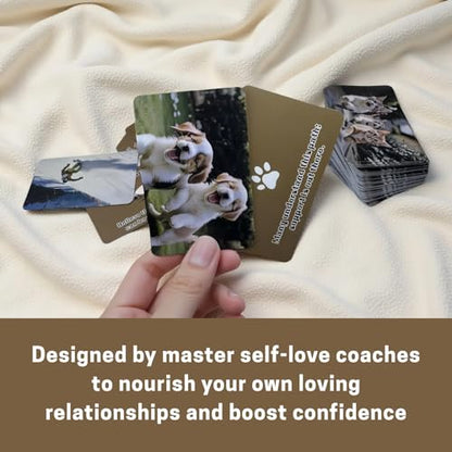 Mindfulness Cards, 50 Positive Affirmations and Encouragement Cards for Self-Love Journey, Motivational Deck Inspirational Quotes to Enhance Daily Self-Care and Mental Positivity - color: Affirmation-Mingfulness