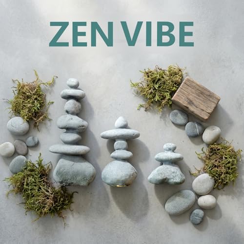 3-Stone Mini Stacked Zen Rock Stone Decor,Handmade Rocks Statues Japanese Garden Decor, Fish Tank Aquarium Decorations,Micro Landscape Decor (3-Stone) - size: 3-Stone