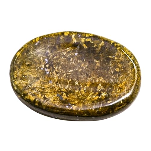 Amazing Gemstone Bronzite Worry Stone Crystals and Healing Stones - Stress Relief Gifts - Piedra Crystal Fidget for Meditation, Relaxation - Unique Stocking Stuffers and Birthday Gift - color: Bronzite