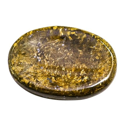 Amazing Gemstone Bronzite Worry Stone Crystals and Healing Stones - Stress Relief Gifts - Piedra Crystal Fidget for Meditation, Relaxation - Unique Stocking Stuffers and Birthday Gift - color: Bronzite
