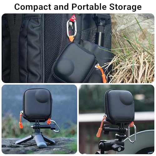 CYNOVA Osmo Nano Carrying Case for DJI Osmo Nano Accessories, Hard Shell Travel Storage Case with DJI Osmo Nano Screen Protector (2 Set)