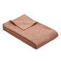 Ibena Cotton Pure Mini Stripe Throw, Orange