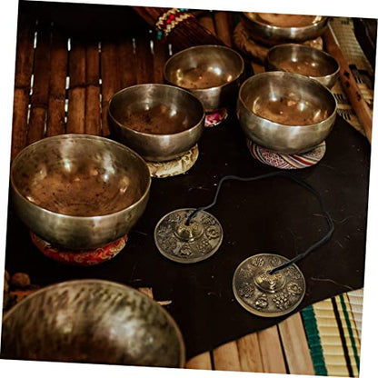 Unique Long Ringing Tone Handbell Meditation and Mindfulness Tool Buddhist Practice Religious Cymbal Bell
