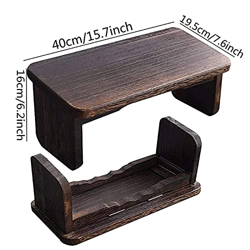 Fixed Leg Meditation Benchm, Perfect Kneeling Stool, Hand Made Eco Friendly Wooden Kneeling for Deep Meditation Strong Bearing Capacity