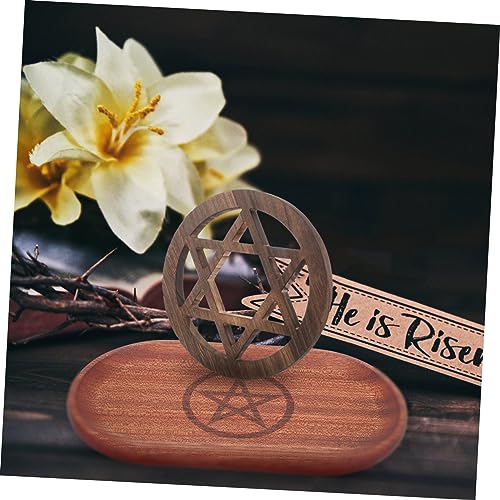 OSALADI Wooden Altar Wall Decor Ornament for Witch Rituals Rustic Home Decoration for Entryways Living Rooms and Ceremonies Versatile Altar Art