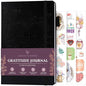 Legend Gratitude Journal – Guided Daily Journal to Foster Positivity & Happiness – Grateful Notebook to Write In – Inspirational Affirmation & Thankful Notebook – Hardcover (Black) - color: Black debossed